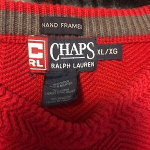 VINTAGE CHAPS RALPH LAUREN MENS SWEATER